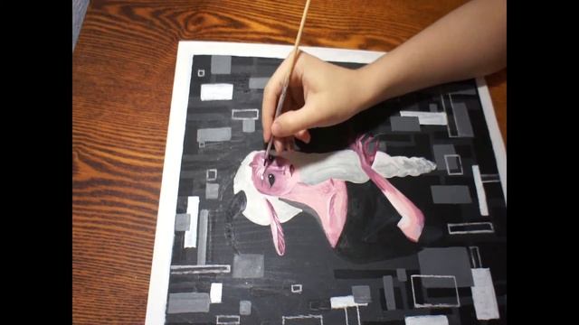 ART | рисунок акрилом | мифические существа смотреть онлайн