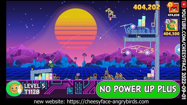 Angry Birds Friends Level 5 Tournament 1128 NO Power UP PLUS  Walkthrough