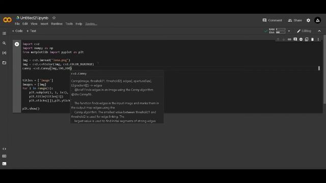 OpenCV Python Tutorial - Canny Edge Detection in OpenCV смотреть онлайн