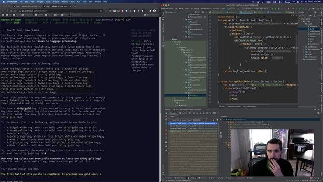 Advent of Code 2020, Day 7 Part 2 | Kotlin смотреть онлайн