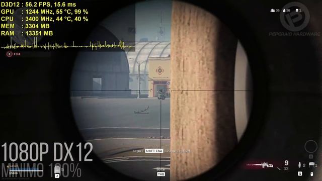 Teste COD Warzone - Ryzen 5 1600 / RX 570 4GB / 16GB RAM - 1920x1080 Low 60 FPS+ (Quase ganhei) смотреть онлайн