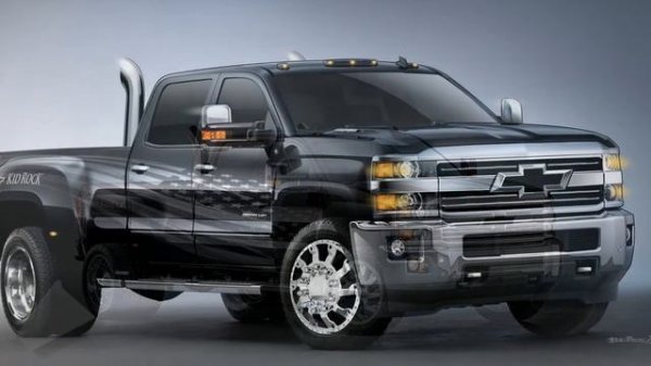 Chevrolet Silverado 3500HD KidRock, at SEMA show 2015
