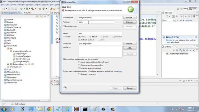 JAXB Tutorail смотреть онлайн