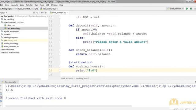 15.9 Static Method | Object Oriented Conceptsb| Learn Python Programming Step by Step Tutorials смотреть онлайн