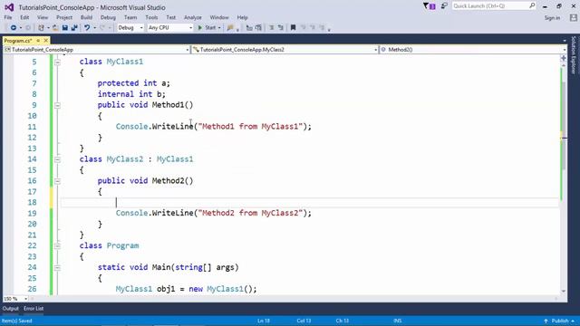 C# - Inheritance смотреть онлайн