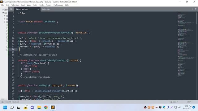 Part 18 - Counting all topics in front page - OOP PHP PDO - 4K смотреть онлайн