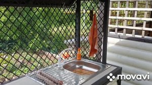 Мангальная зона из профильной трубы