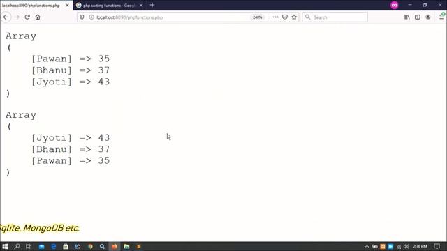 PHP built in functions Part-08 | Arsort( ) | krsort( ) смотреть онлайн