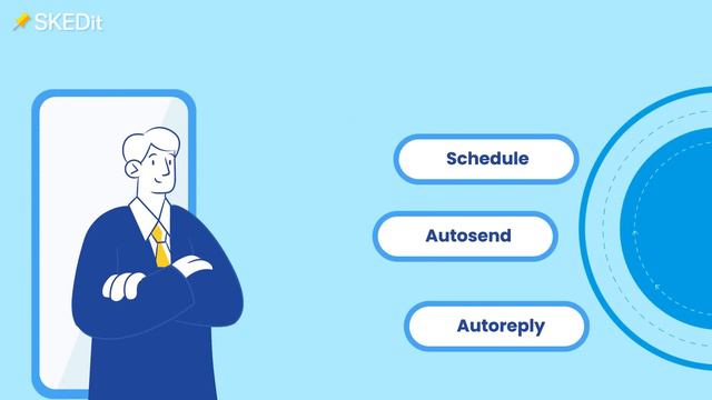 Manage your WhatsApp & Telegram while you work with SKEDit Scheduling App смотреть онлайн