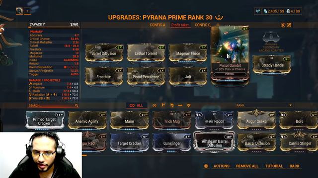 Pyrana Prime Build (PROFIT TAKER) - Warframe Builds & Guide смотреть онлайн