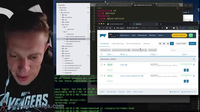 Canary Deployment nativo no Kubernetes - Parte 2 смотреть онлайн