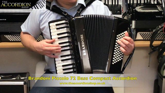 Brandoni Piccolo 72 Bass Compact Accordion смотреть онлайн