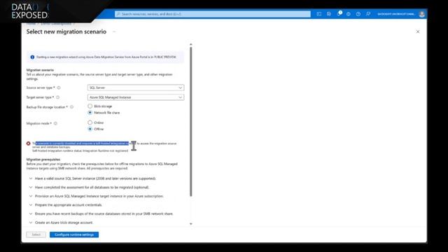 New Azure Portal experience for Azure Database Migration Service | Data Exposed смотреть онлайн
