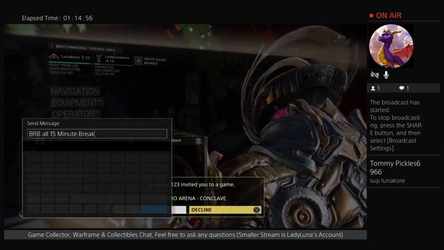 Lunakore Game Collector Helping Players - Warframe - Random Everything July 29th 2017 смотреть онлайн