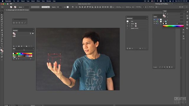 Adobe Illustrator နဲ့ Hologram Box ဒီဇိုင်းဖန်တီးခြင်း смотреть онлайн