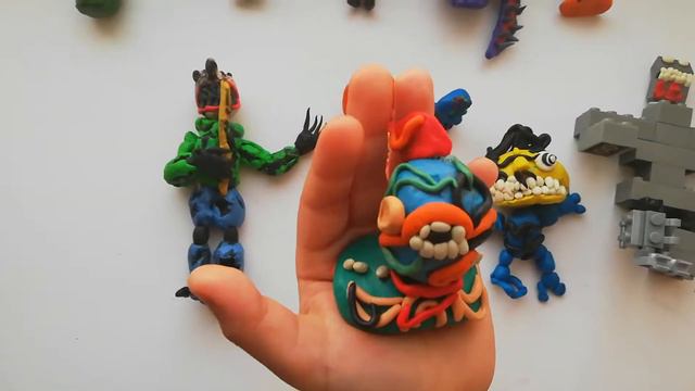 Лепим из пластилина🙌 Новая коллекция фигурок! смотреть онлайн