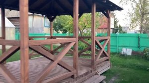 Обзор четырехскатной беседки размером 4*3 м