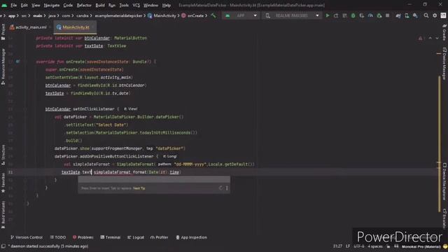 How To Make Material Design Date Picker With Kotlin In Android смотреть онлайн