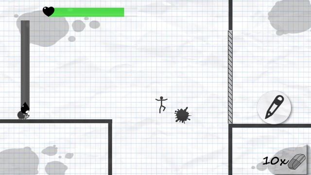 [Walkthrough] Adventures of Stickman level 2 - Complete game смотреть онлайн