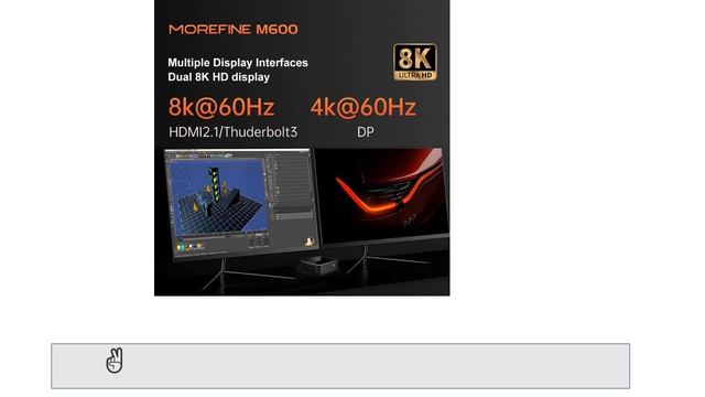 MOREFINE M600 Gaming Mini PC AMD Ryzen 9 6900HX Mini Computer смотреть онлайн