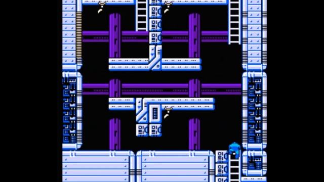 Dendy (Famicom,Nintendo,Nes) 8-bit MegaMan (RockMan) 4 part Dr.Wily stage 2
