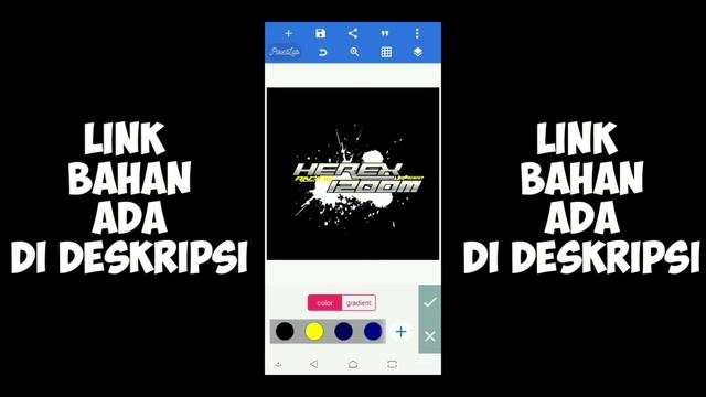 TUTORIAL MEMBUAT LOGO DENGAN PIXESLEP!! (HEREX-1200) смотреть онлайн