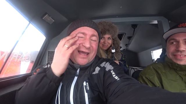 Тест драйв вездехода Шерп от Sherp Team! Дурачимся, ловим рыбу!  ч2