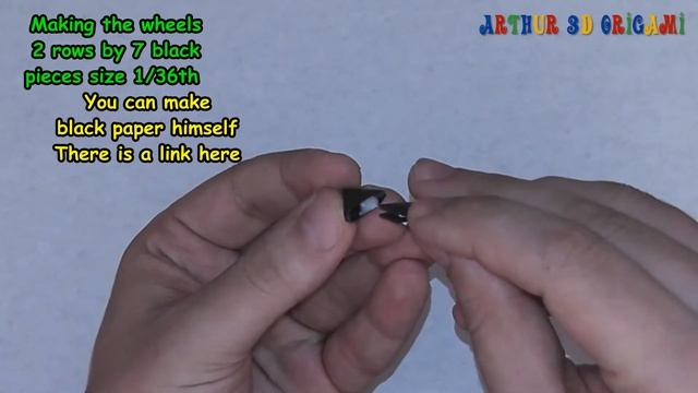 How to make a paper armored car (Hummer, bus). 3D origami tutorial смотреть онлайн