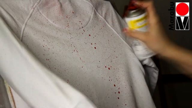 Платье-толстовка с роспиью баллончиками по ткани Textil Design от Marabu смотреть онлайн