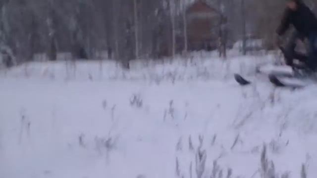 Самодельный снегоход Краснокамск. смотреть онлайн