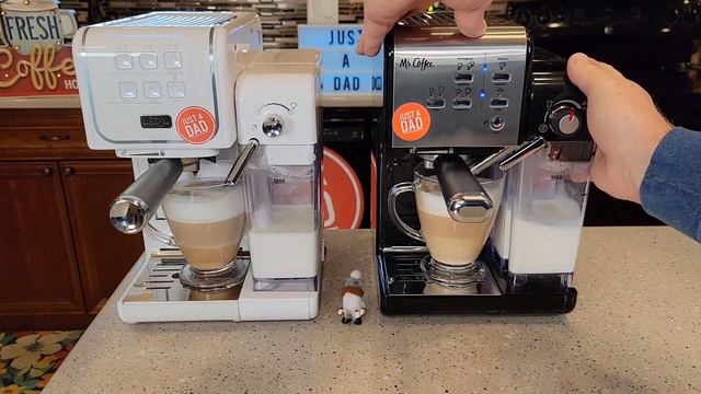 Mr Coffee One Touch Coffee House + Espresso Cappuccino Latte Maker Comparison смотреть онлайн