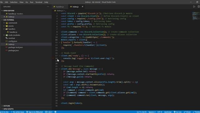 [Discord.js Series] #2 - Events Handler смотреть онлайн