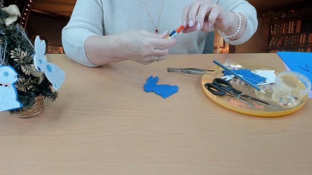 Мастер-класс «Зайка на елку» смотреть онлайн