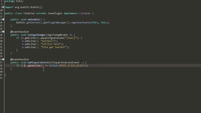 BUKKIT PLUGIN TUTORIAL #12 - Sign's смотреть онлайн