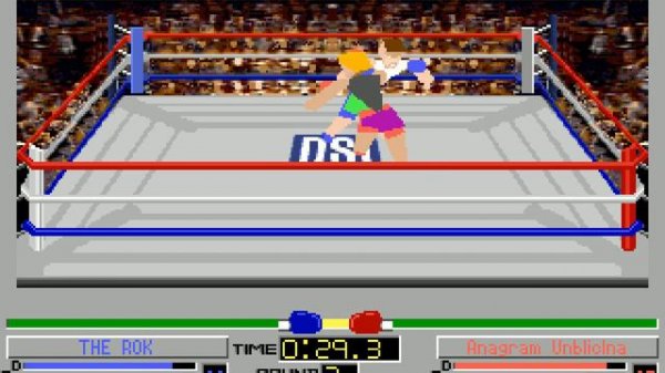 4D Sports Boxing v2.0 (MS-DOS) 1992, Electronic Arts, Distinctive Software Inc