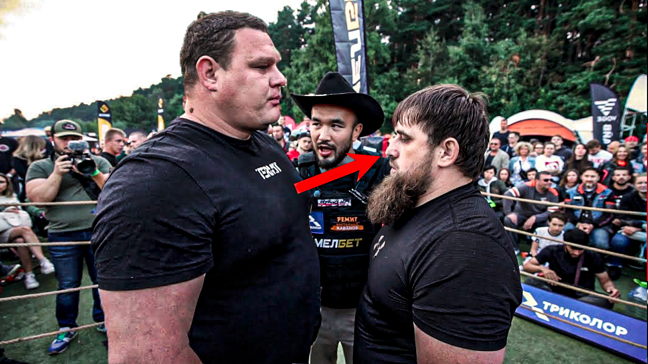 ЧЕЧЕНСКИЙ КОРОЛЬ против РУССКОГО БОГАТЫРЯ !! Бой на кулаках !!! смотреть онлайн