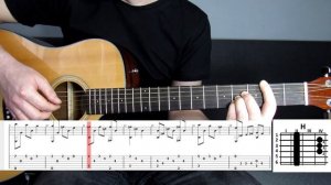 Разбор на гитаре "Ніч яка місячна"