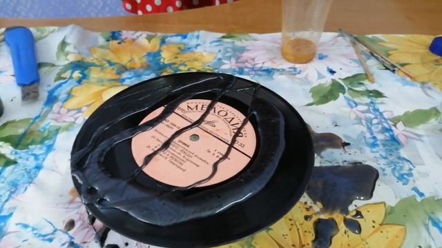 Мастер-класс эпоксидной смолой "Декоративная пластинка" смотреть онлайн