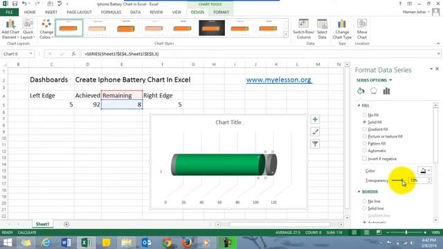 Excel Dashboard Iphone Battery Type Graph In Excel смотреть онлайн