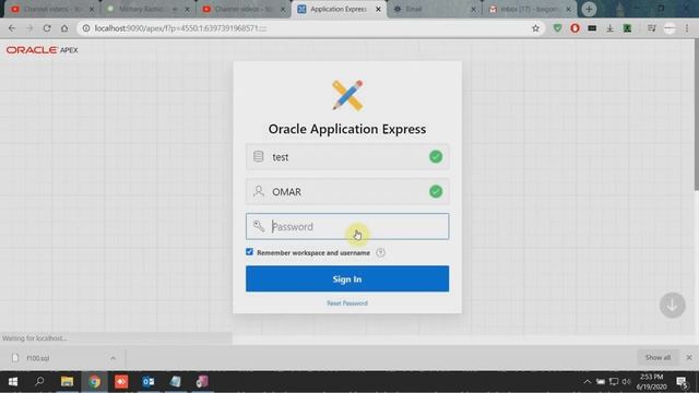 Email through Oracle APEX 19.1 8K смотреть онлайн