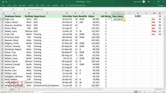 Benefits of Defining Name of Cell & Ranges in Excel | Named Range Function смотреть онлайн