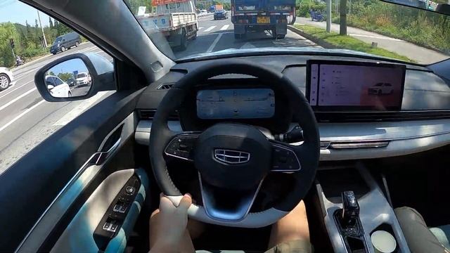 2022 Geely Dihao-L Hi·X(帝豪L 雷神混动) 1.5T EV Hybrid POV Test Drive|CN POVDrive смотреть онлайн
