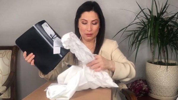 Pretty! FURLA BELLA LEATHER TOP HANDLE BAG + FURLA Wallet Unboxing & First Impression Review. #02