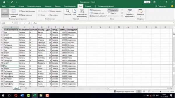 Что такое базы данных в Excel [Работа с базами данных в Экселе]