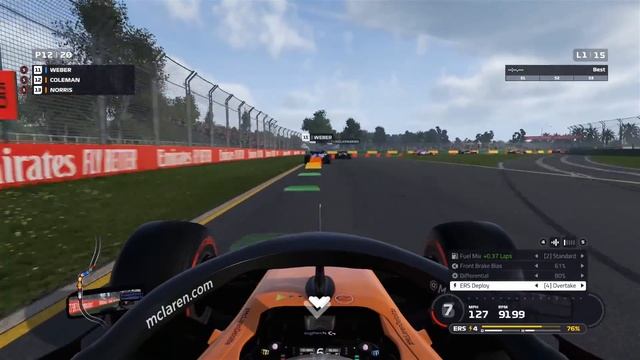 F1 2019 CAREER MODE Gameplay Walkthrough Part 2 - MY FIRST F1 RACE