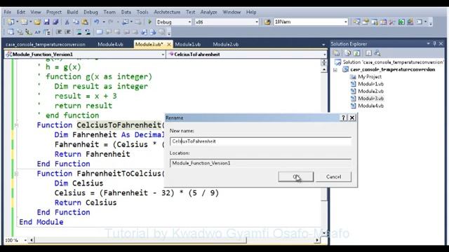 Programming Visual Basic (VB) - Using Functions and Console Applications смотреть онлайн