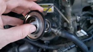 Газель Cummins 2,8 течь термостата