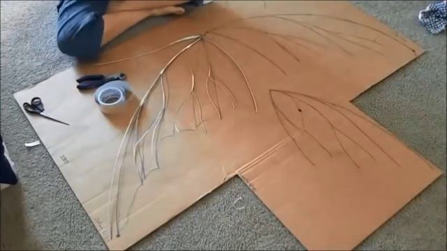 DIY big Cellophane Fairy Wings for cosplay смотреть онлайн
