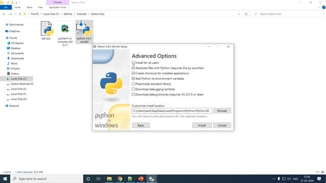 Install Python in 2 minutes - Python Tutorial 1 смотреть онлайн