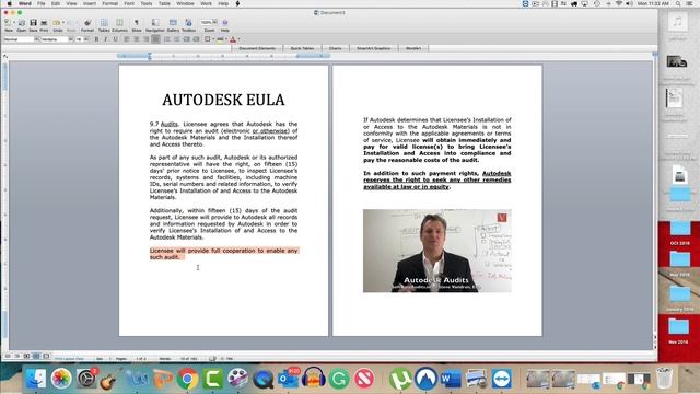 Autodesk conducting EULA audits. Is your company ready? смотреть онлайн